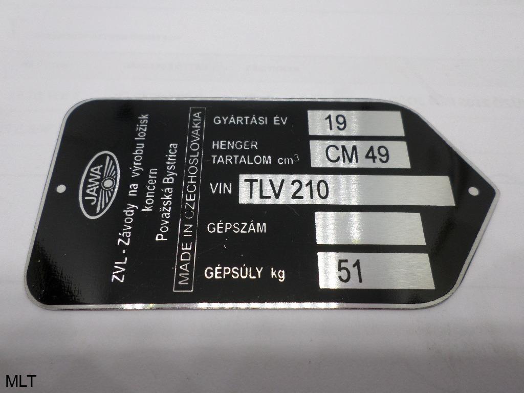 BABETTA TÍPUSTÁBLA 210